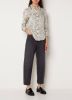 Scotch & Soda Jacquard blouse met lange mouwen en geborduurde biezen online kopen