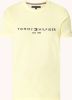 Tommy Hilfiger T shirt met ronde hals en logoborduring online kopen