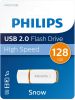 4allshop Philips Usb Stick 2.0 128gb Snow Oranje Fm12fd70b online kopen