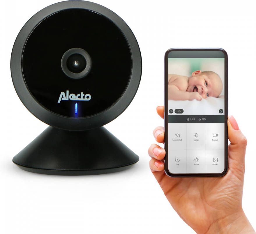 Alecto Wifi Babyfoon Met Camera Smartbaby5bk Zwart online kopen