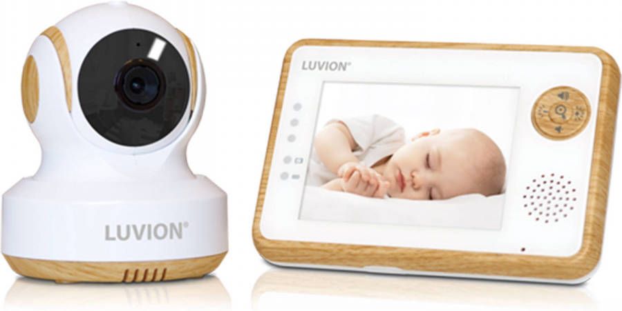 Luvion Essential Limited Wood babyfoon met camera en 3.5' kleurenscherm online kopen