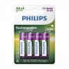 Philips Oplaadbare Batterijen Aa/hr6 1, 2 Volt 2500 Mah 4 Stuks online kopen
