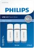 Philips Usb Stick 2.0 32gb Snow Grijs 3 Stuks Fm32fd70e online kopen
