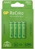 GP Recyko Aaa 950mah 4 Stuks Oplaadbare Nimh Batterij online kopen