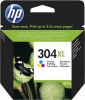 Hp inktcartridge 304XL, 300 pagina&apos, s, OEM N9K07AE, 3 kleuren online kopen