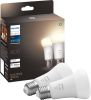 Philips Hue White Smart Led lampen E27 Bluetooth compatibel Pak Van 2 online kopen