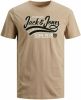 JACK & JONES ESSENTIALS T shirt JJELOGO met logo cloud dancer online kopen