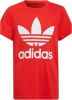 Adidas T shirt Trefoil Rood/Wit Kinderen online kopen