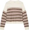 Marc O'Polo Fijngebreide pullover in scheerwolblend met streepprint online kopen