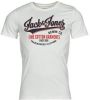 JACK & JONES ESSENTIALS T shirt JJELOGO met logo cloud dancer online kopen