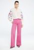 Fabienne Chapot Cecilia blouse in linnenblend met borduring online kopen